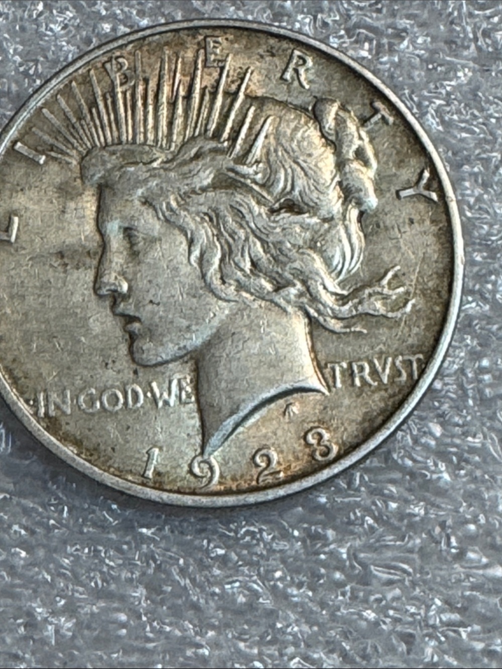 1923 Peace Silver Dollar Decorative Coin - Silver Tone